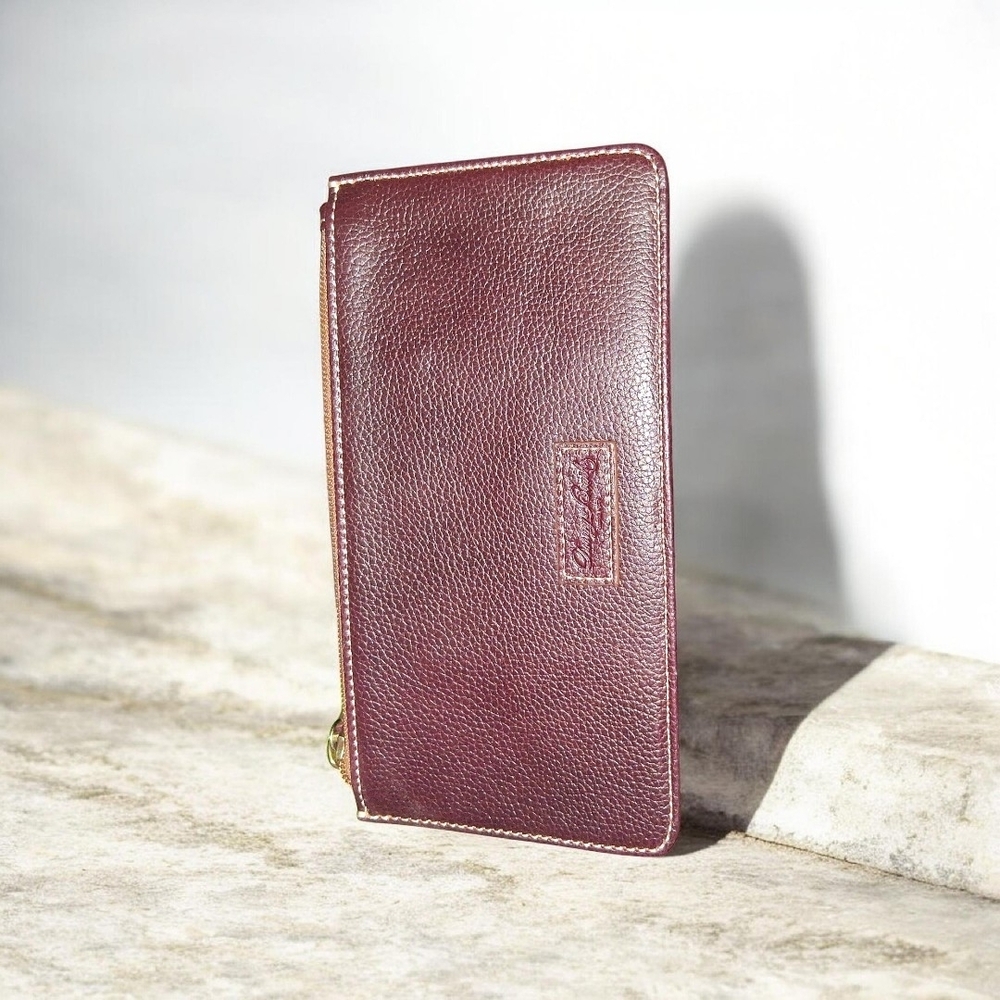 Dooney And Burke Burgundy Leather Wallet